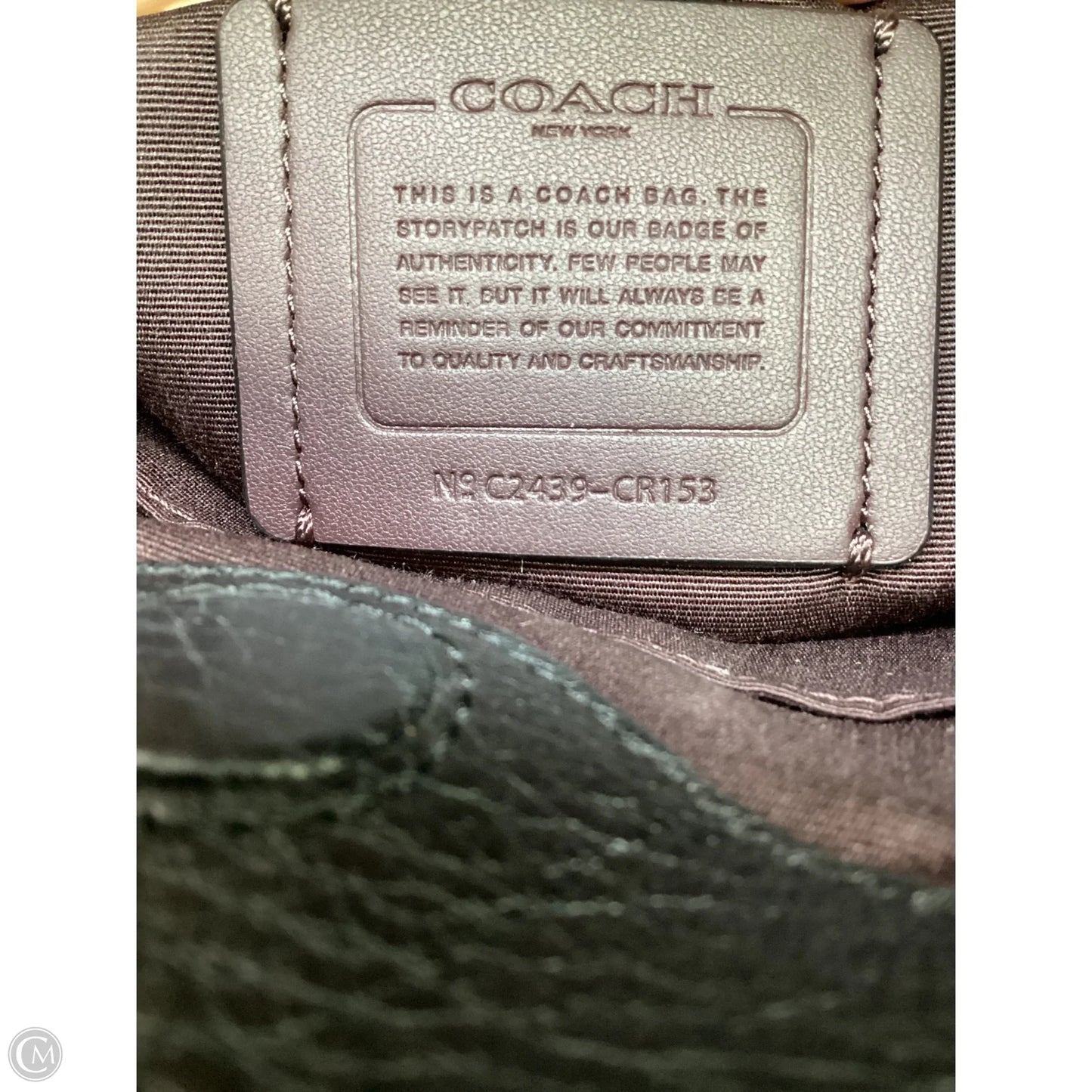 Handbag Designer By Coach, Size: Medium