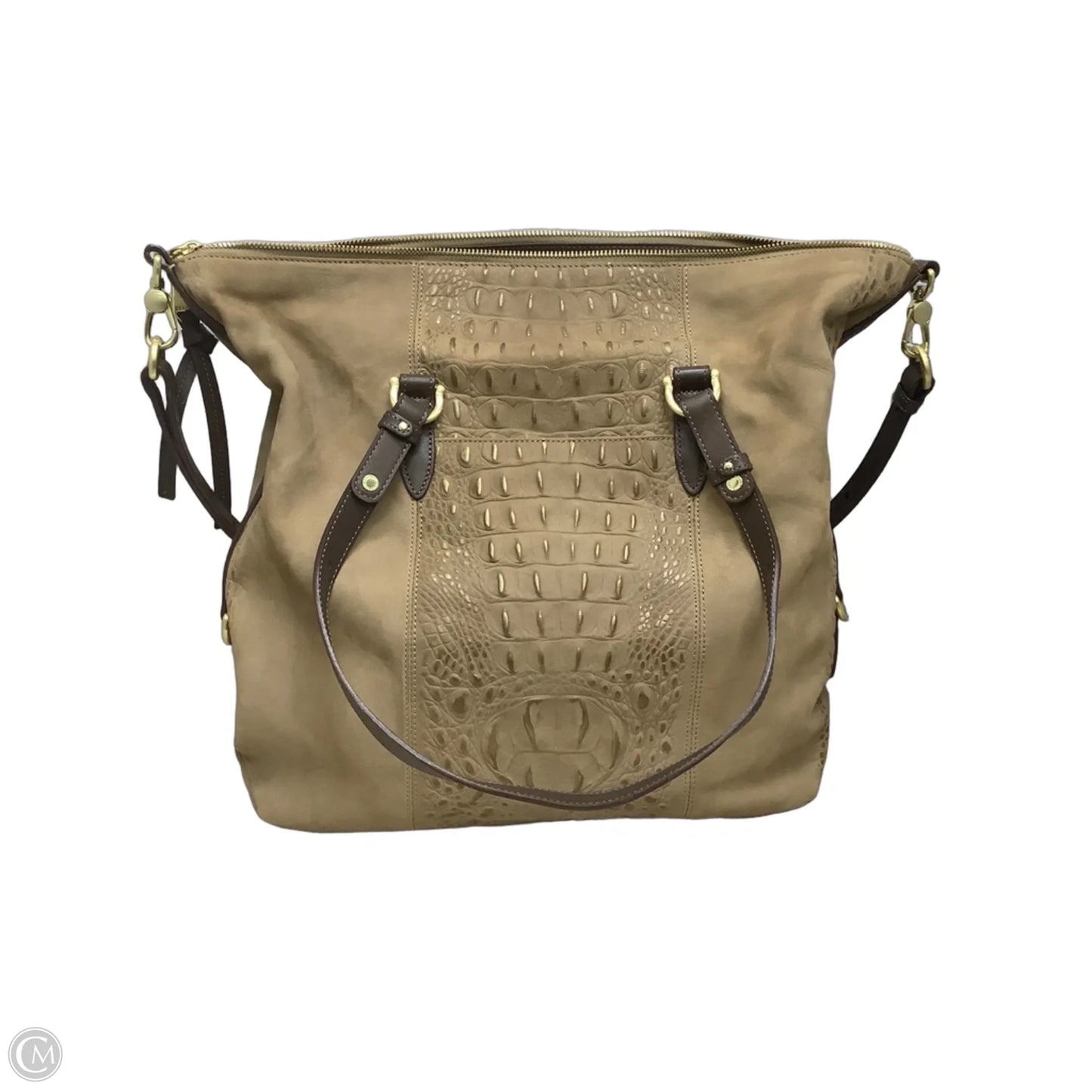 Handbag Designer By Brahmin, Size: Large