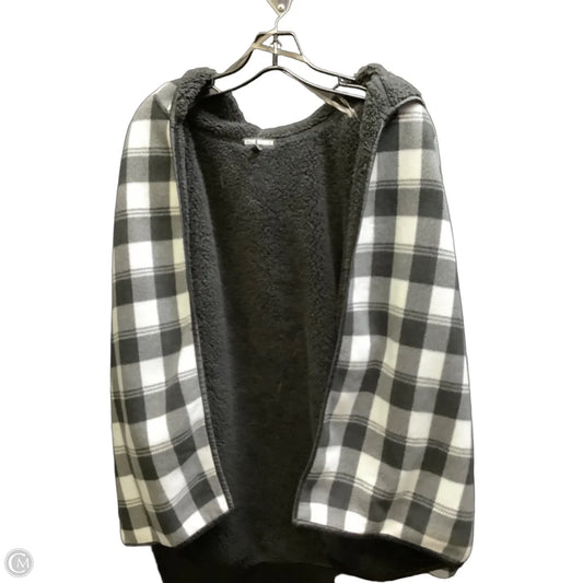 Jacket Fleece By Steve Madden In Black & White, Size: Xl