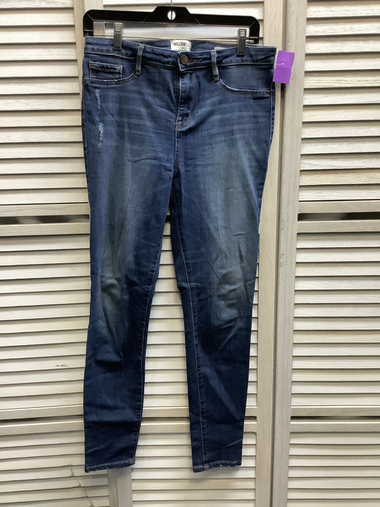 Blue Denim Jeans Skinny William Rast, Size 8