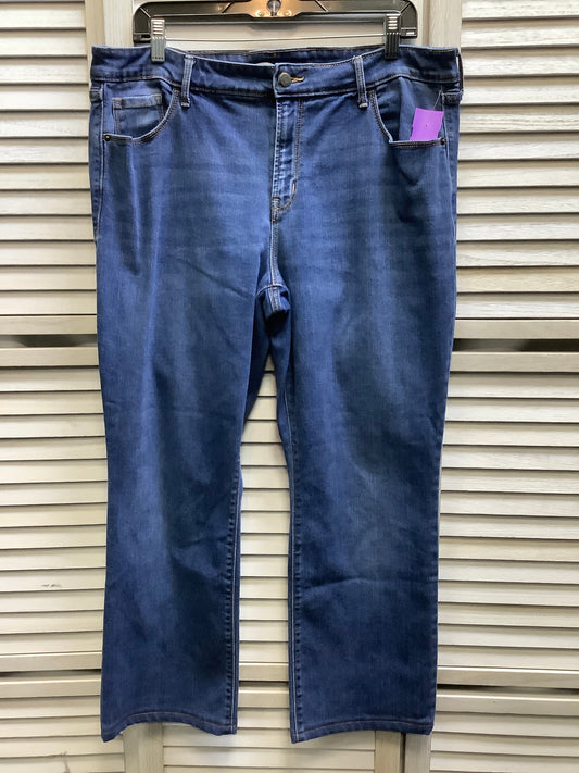 Blue Denim Jeans Boot Cut Old Navy, Size 16