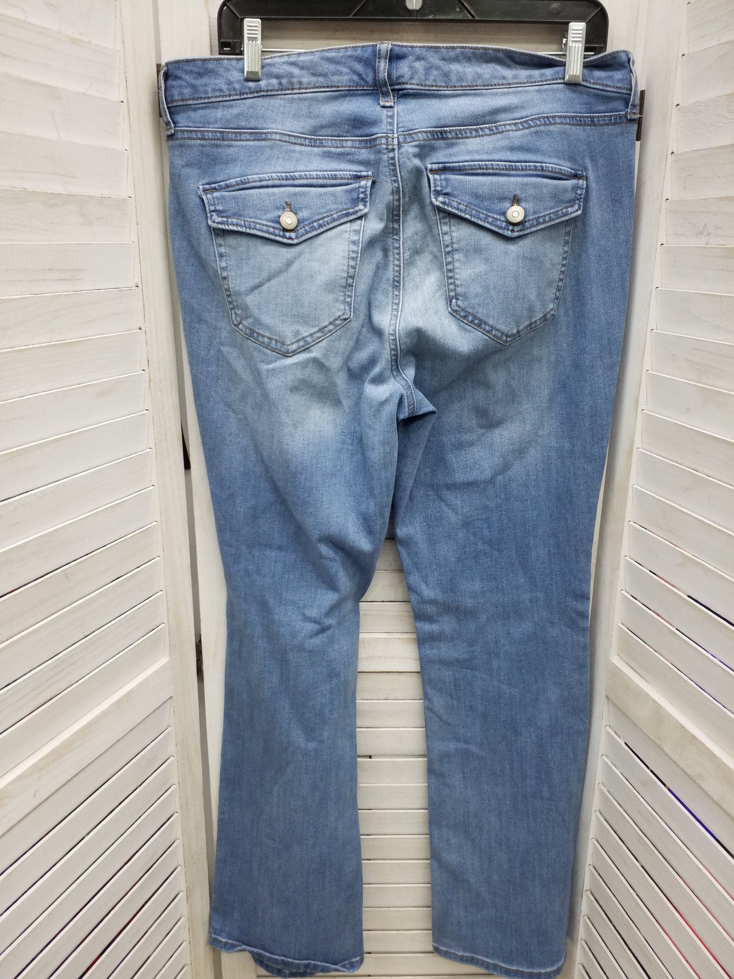 Blue Denim Jeans Flared Jeanstar, Size 14