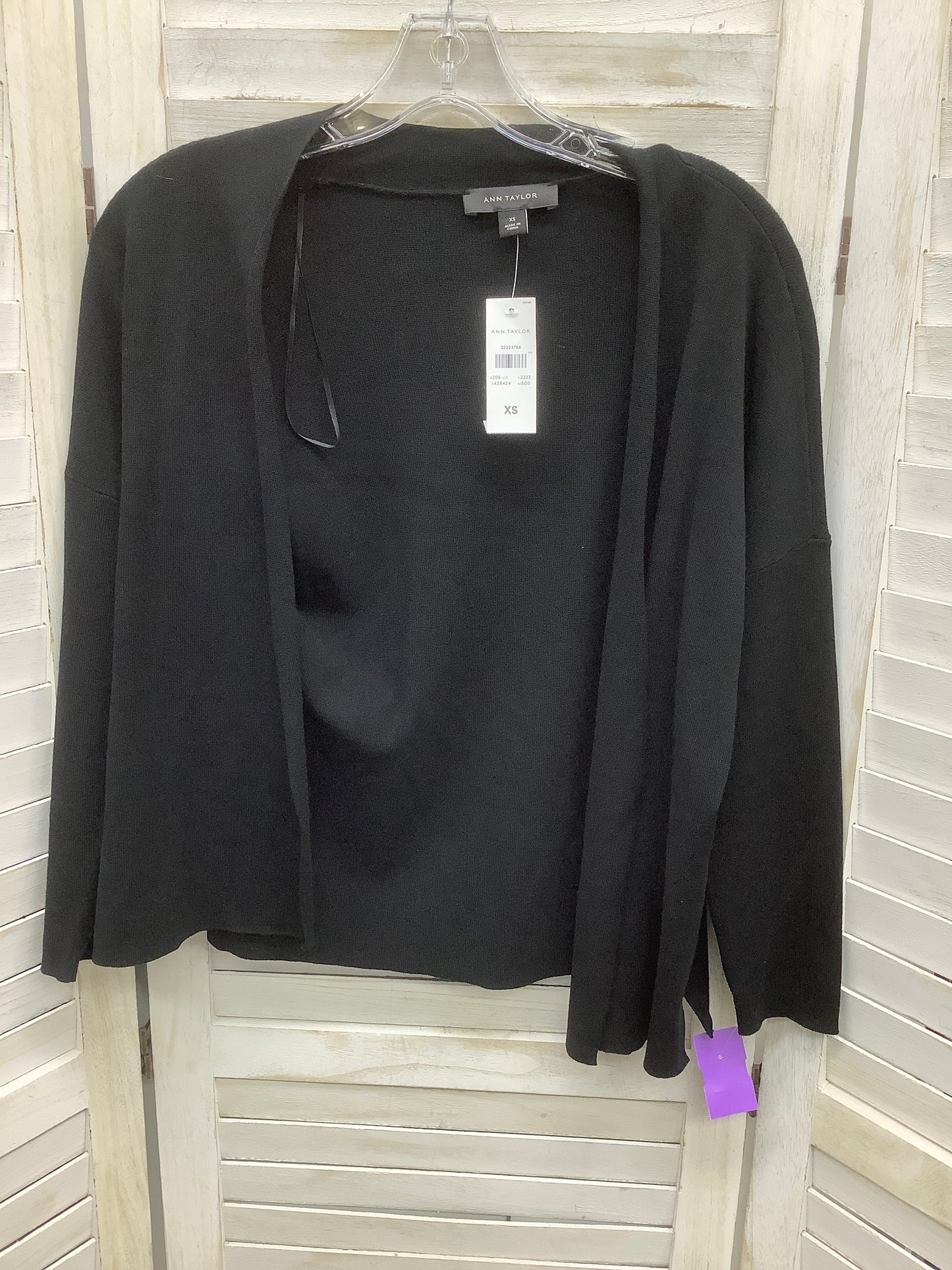 Black Cardigan Ann Taylor, Size Xs