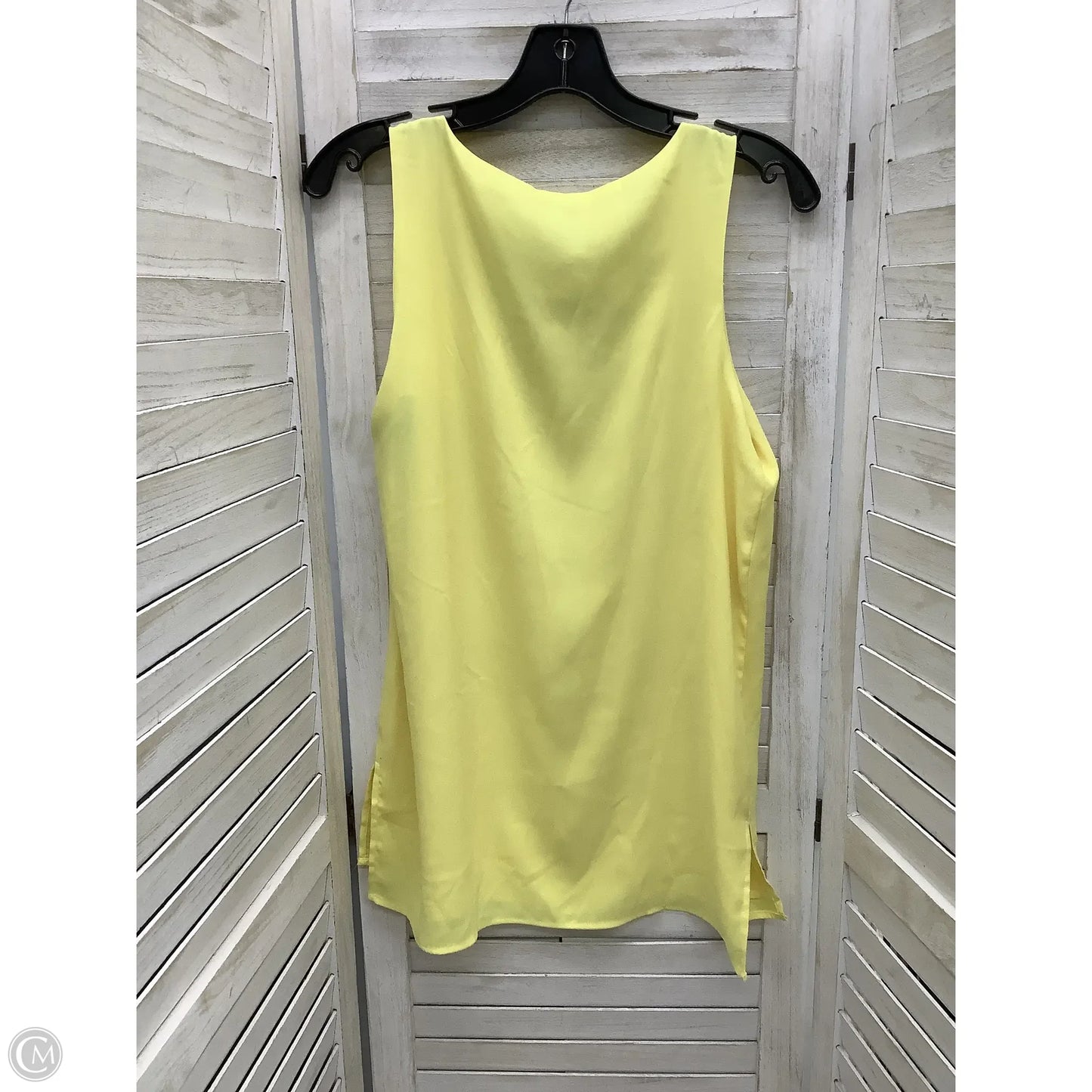 Top Sleeveless By Ann Taylor In Yellow, Size: S