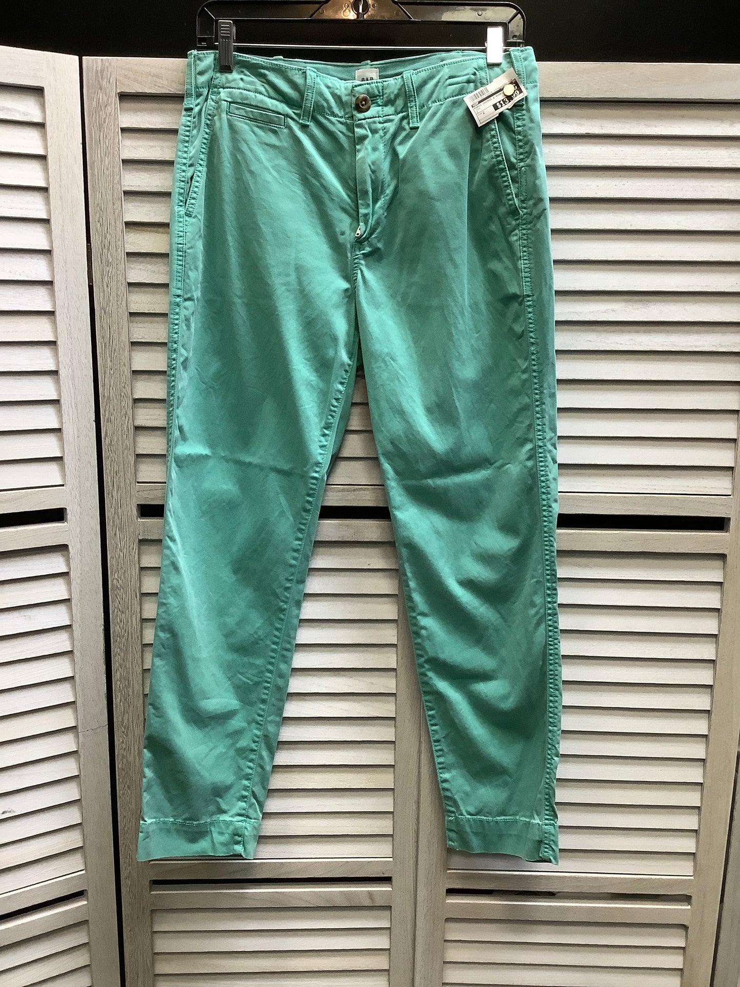 Teal Pants Chinos & Khakis Gap, Size 2