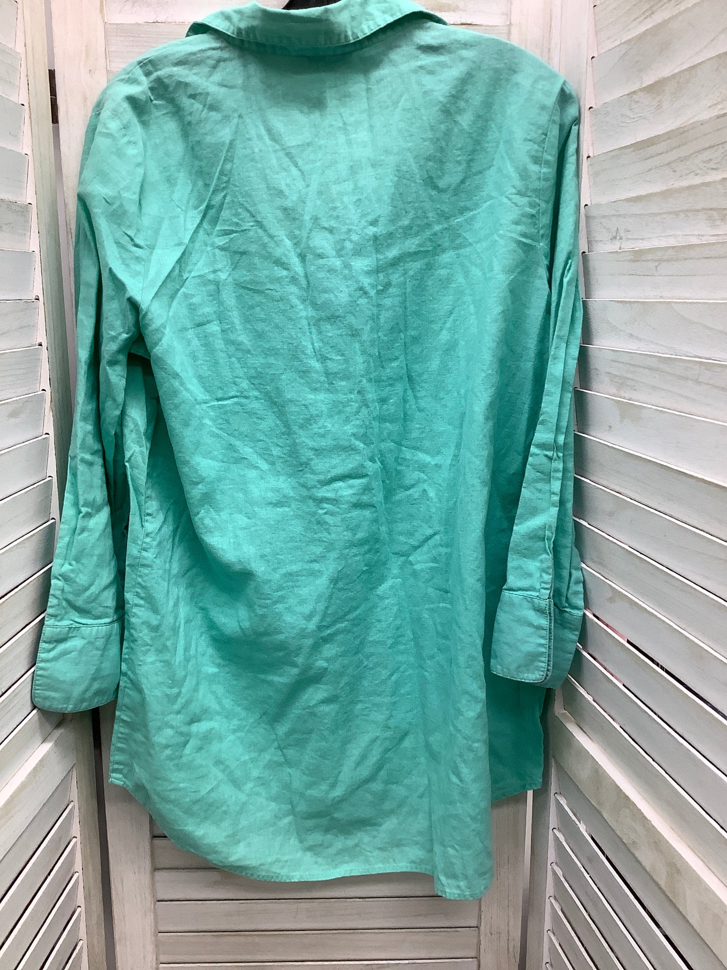 Teal Top Long Sleeve Vineyard Vines, Size L