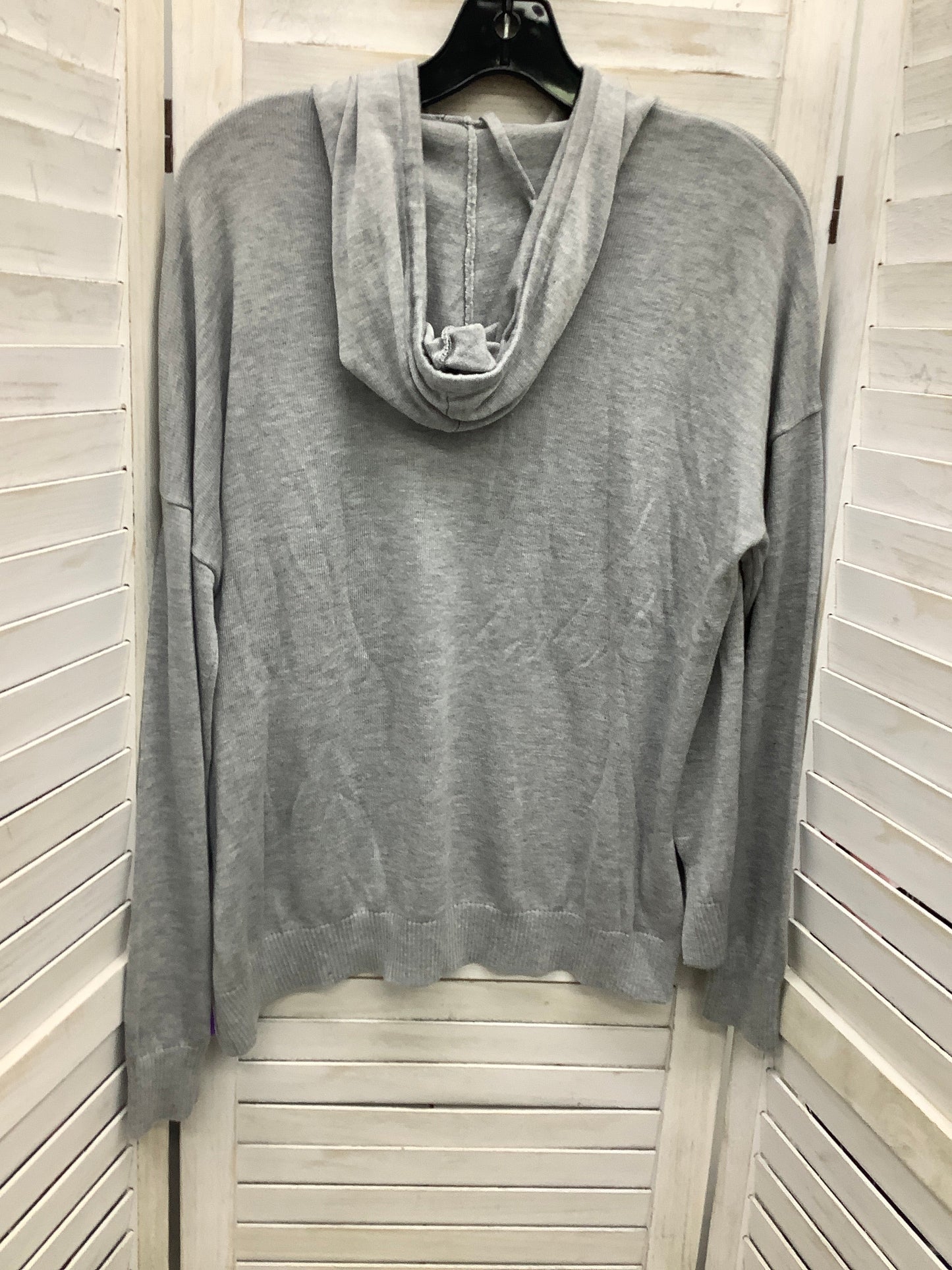 Grey Athletic Sweatshirt Hoodie Rachel Zoe, Size L