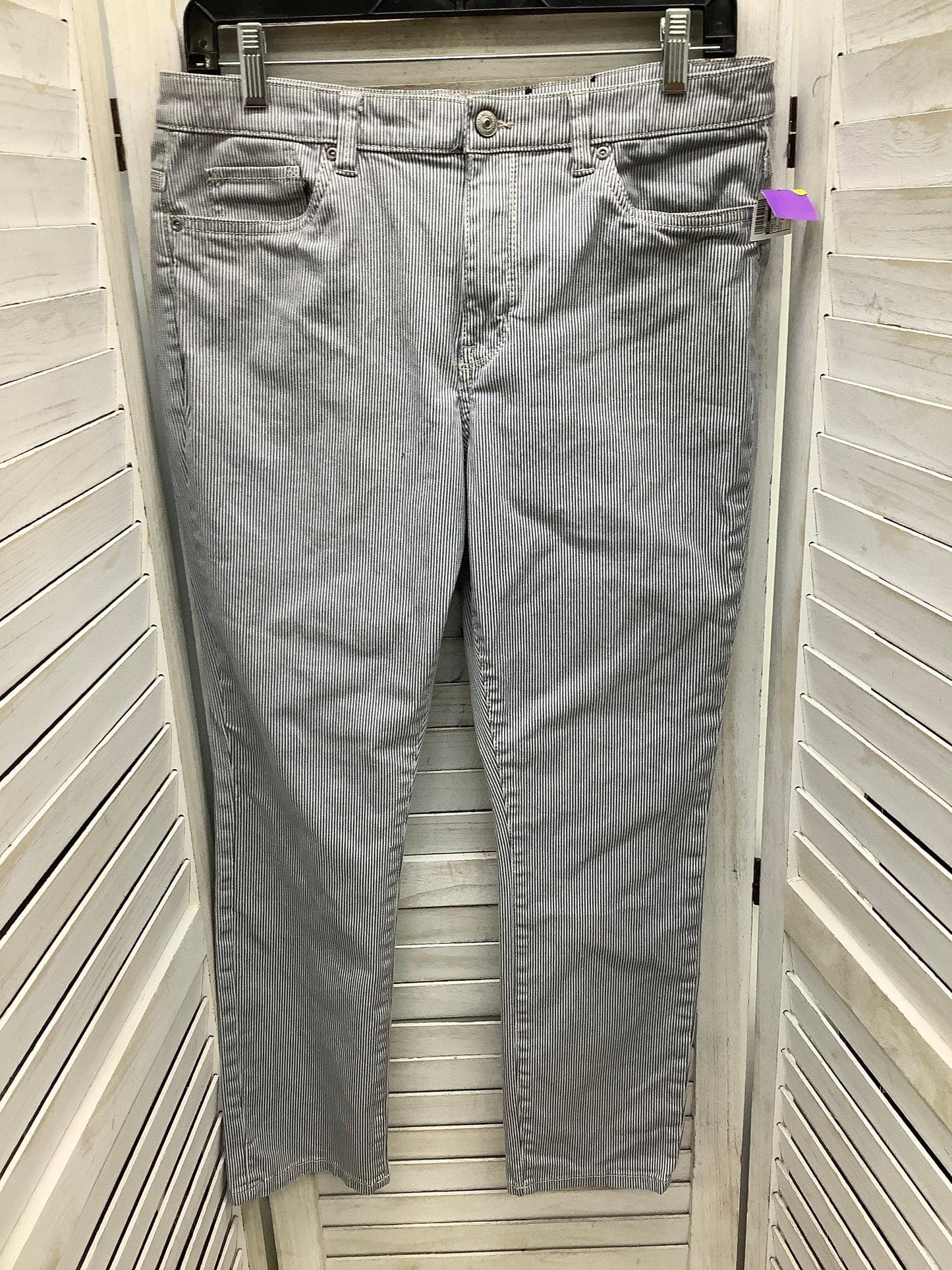 Pants Chinos & Khakis By H&m In Striped Pattern, Size: 12