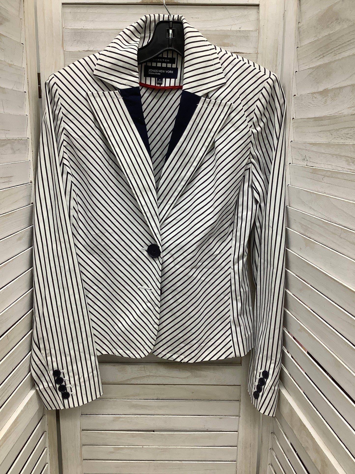 Striped Pattern Blazer Jones New York, Size 4