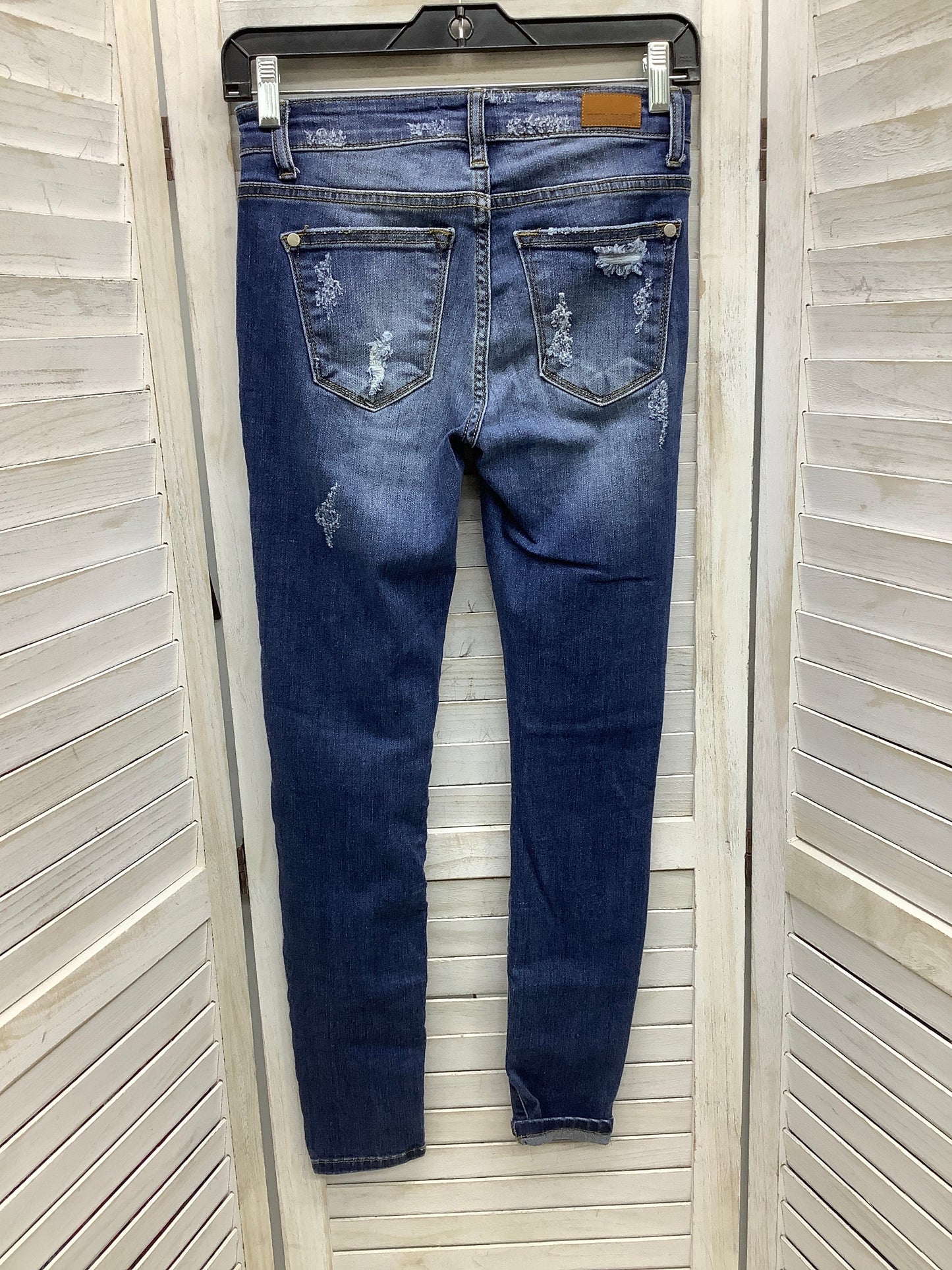 Blue Denim Jeans Straight Judy Blue, Size 1