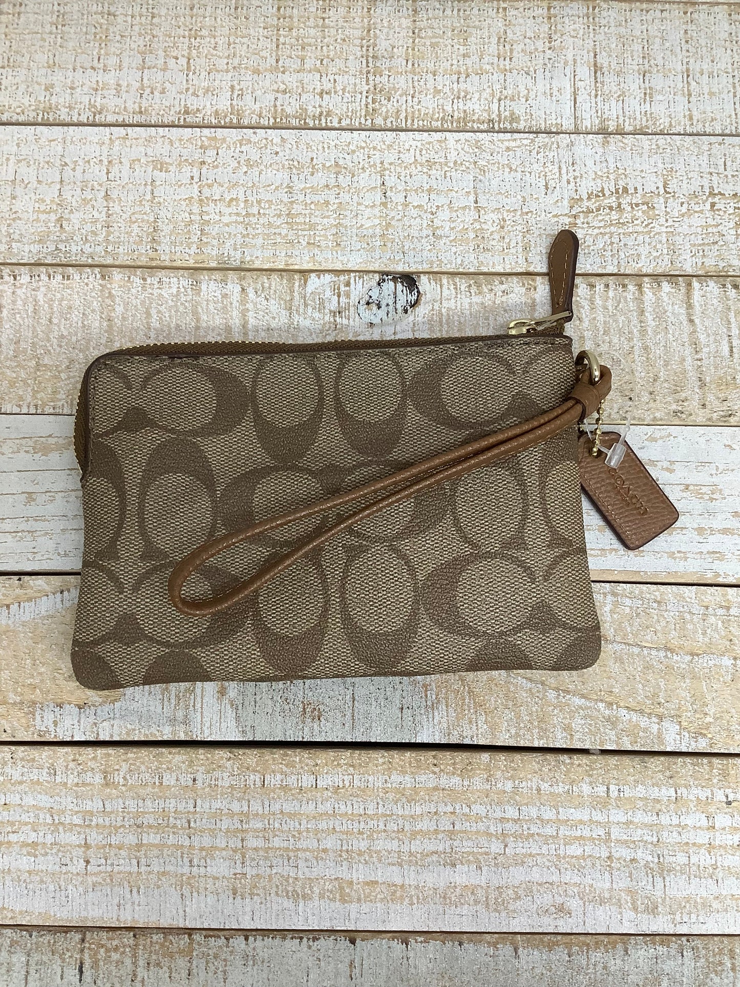 Wristlet Designer Coach, Size Small