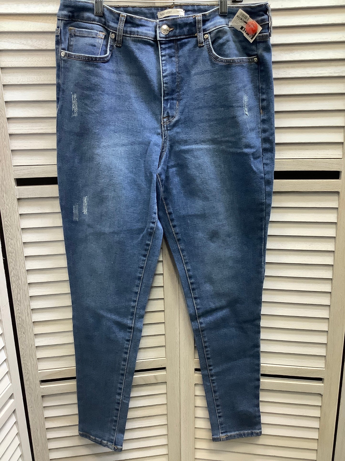 Blue Denim Jeans Boyfriend Nine West, Size 14