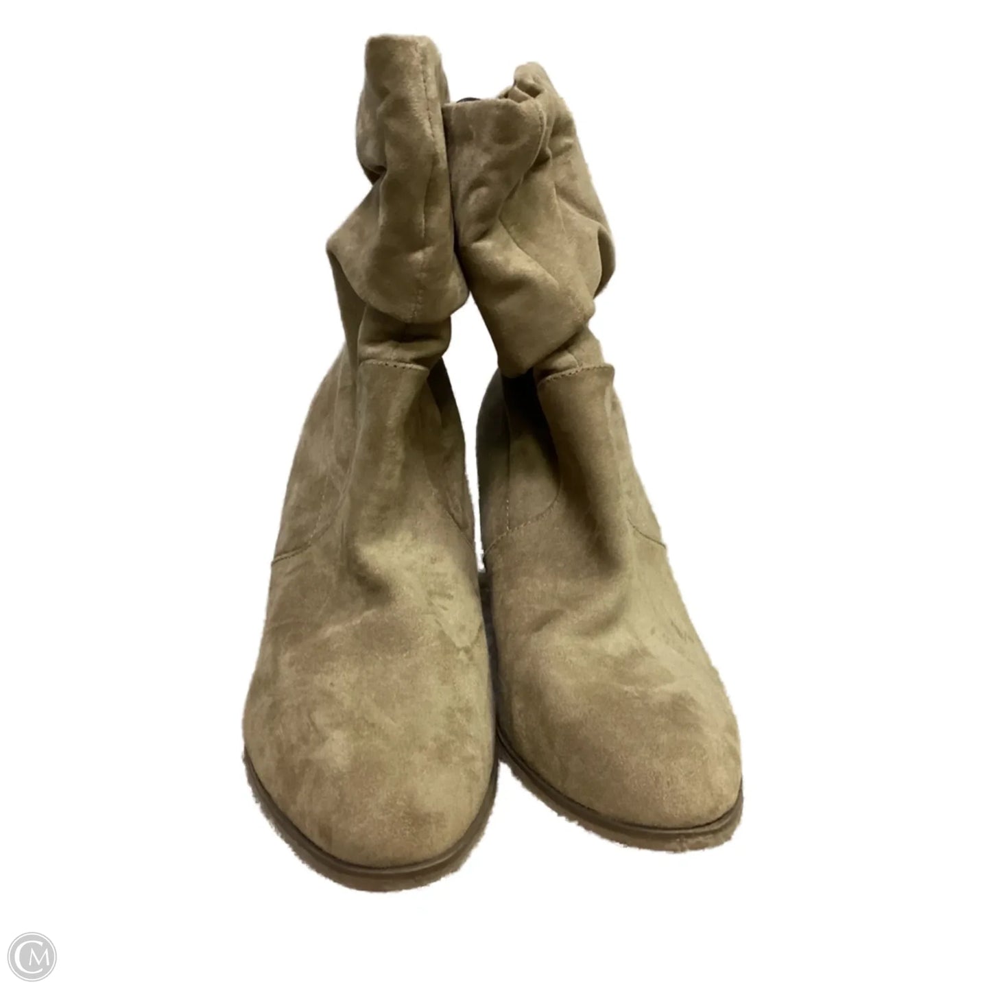 Boots Ankle Heels By Universal Thread In Tan, Size: 7.5