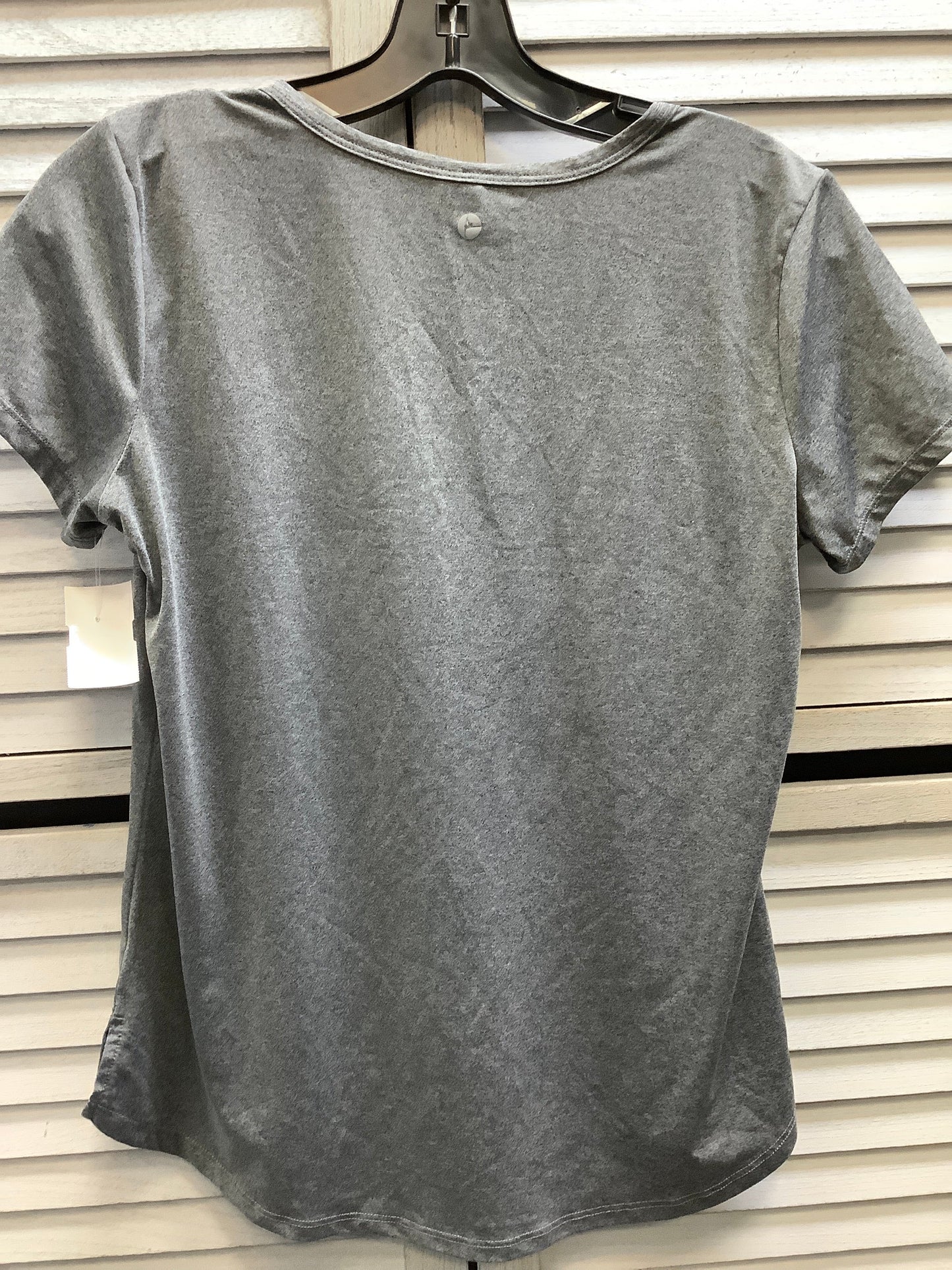 Athletic Top Short Sleeve By 90 Degrees By Reflex In Grey, Size: S