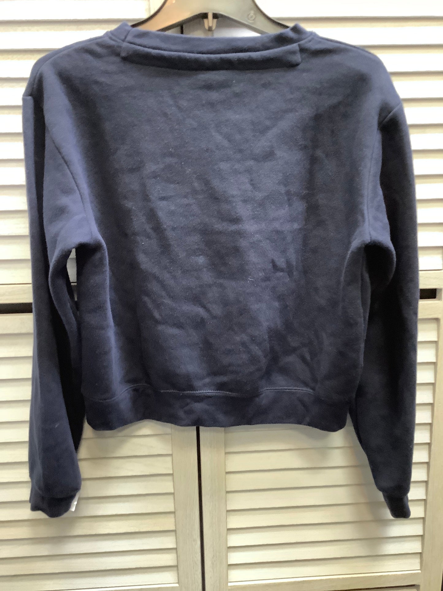 Athletic Sweatshirt Crewneck By Clothes Mentor In Blue, Size: M