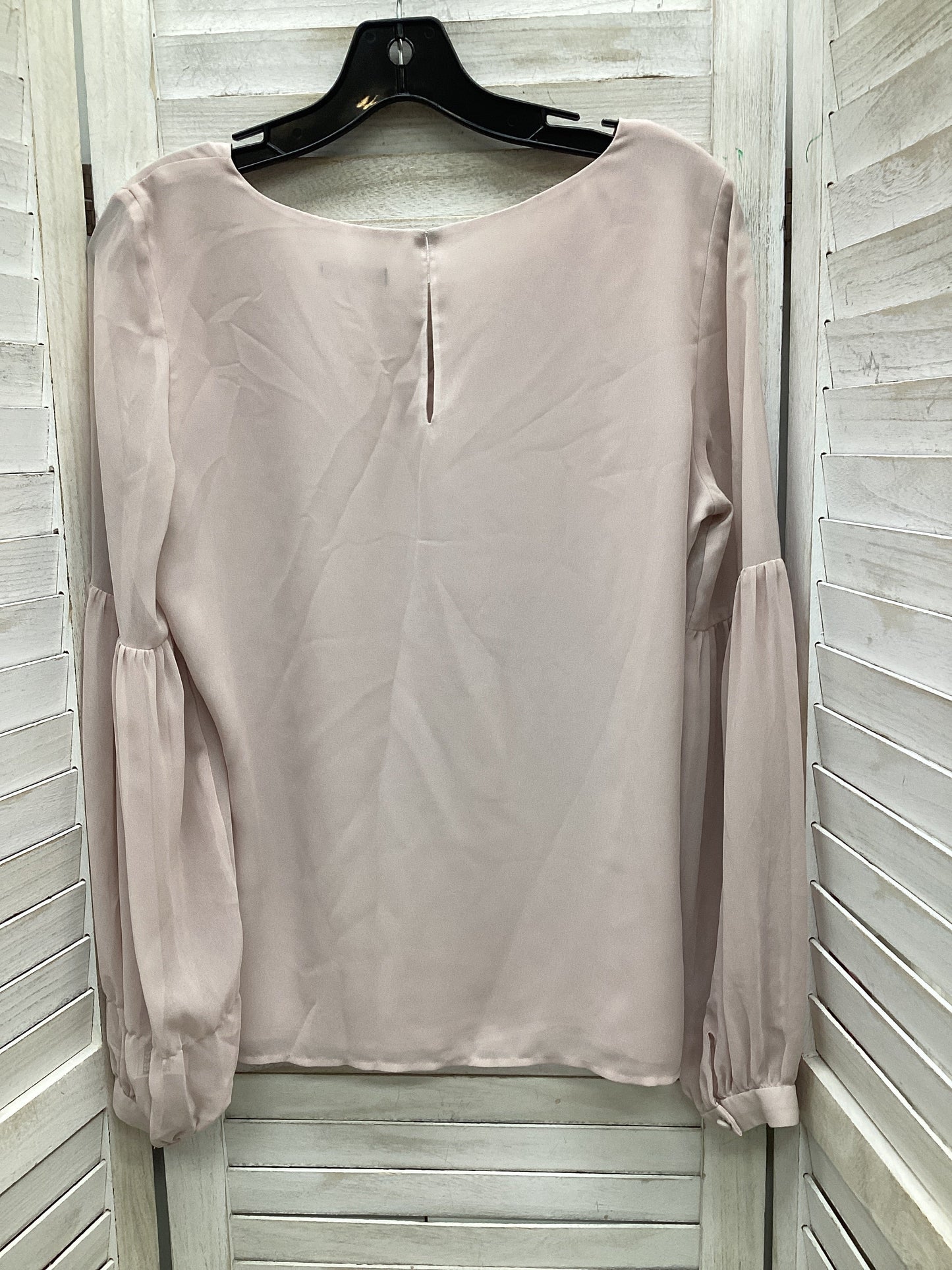 Top Long Sleeve By Express In Pink, Size: S