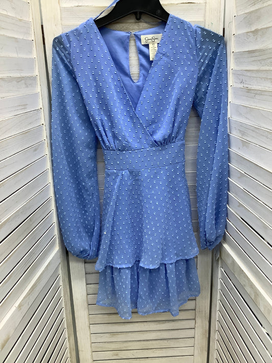 Dress Casual Midi By Clothes Mentor In Blue, Size: Xs