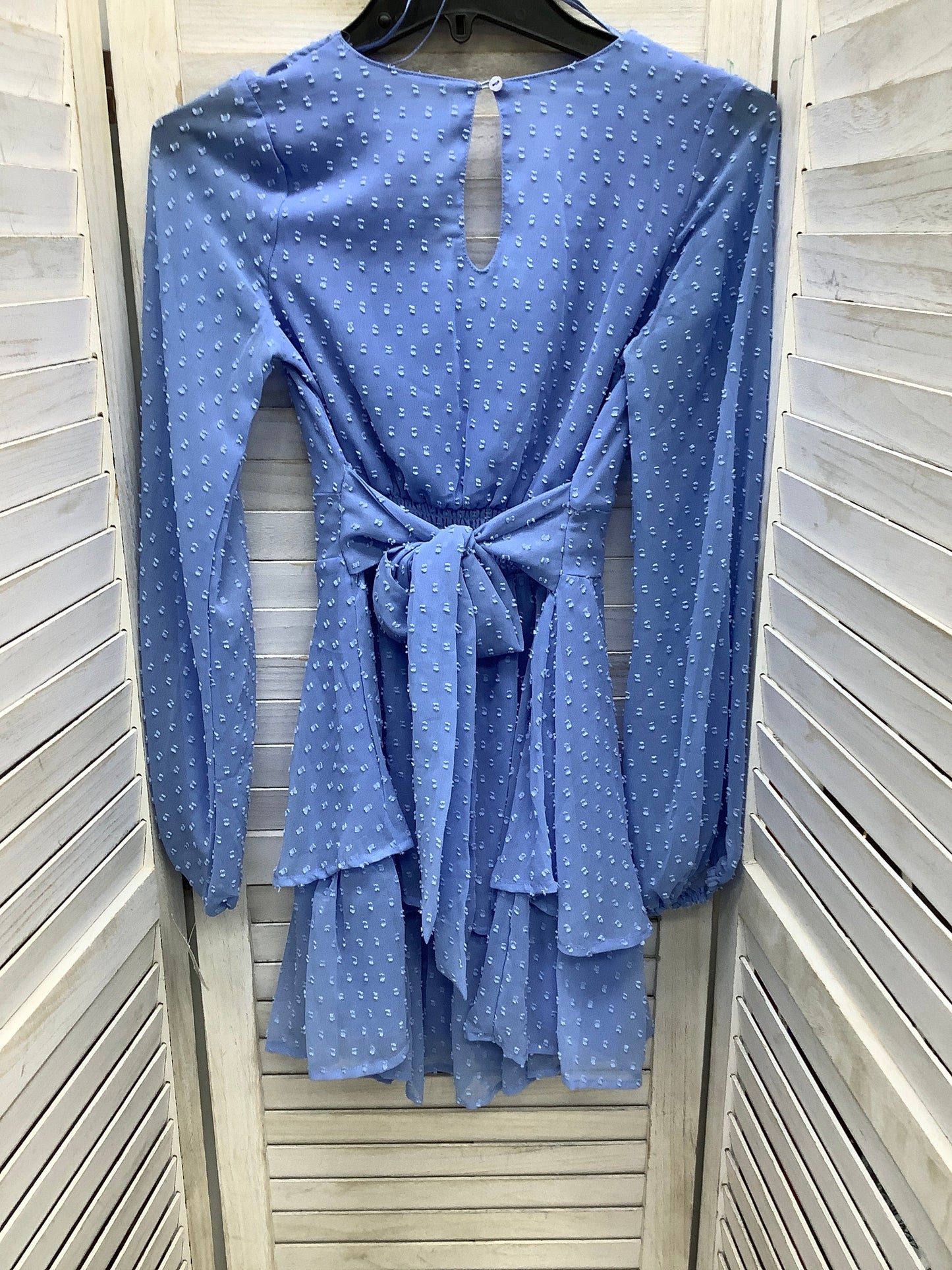 Dress Casual Midi By Clothes Mentor In Blue, Size: Xs