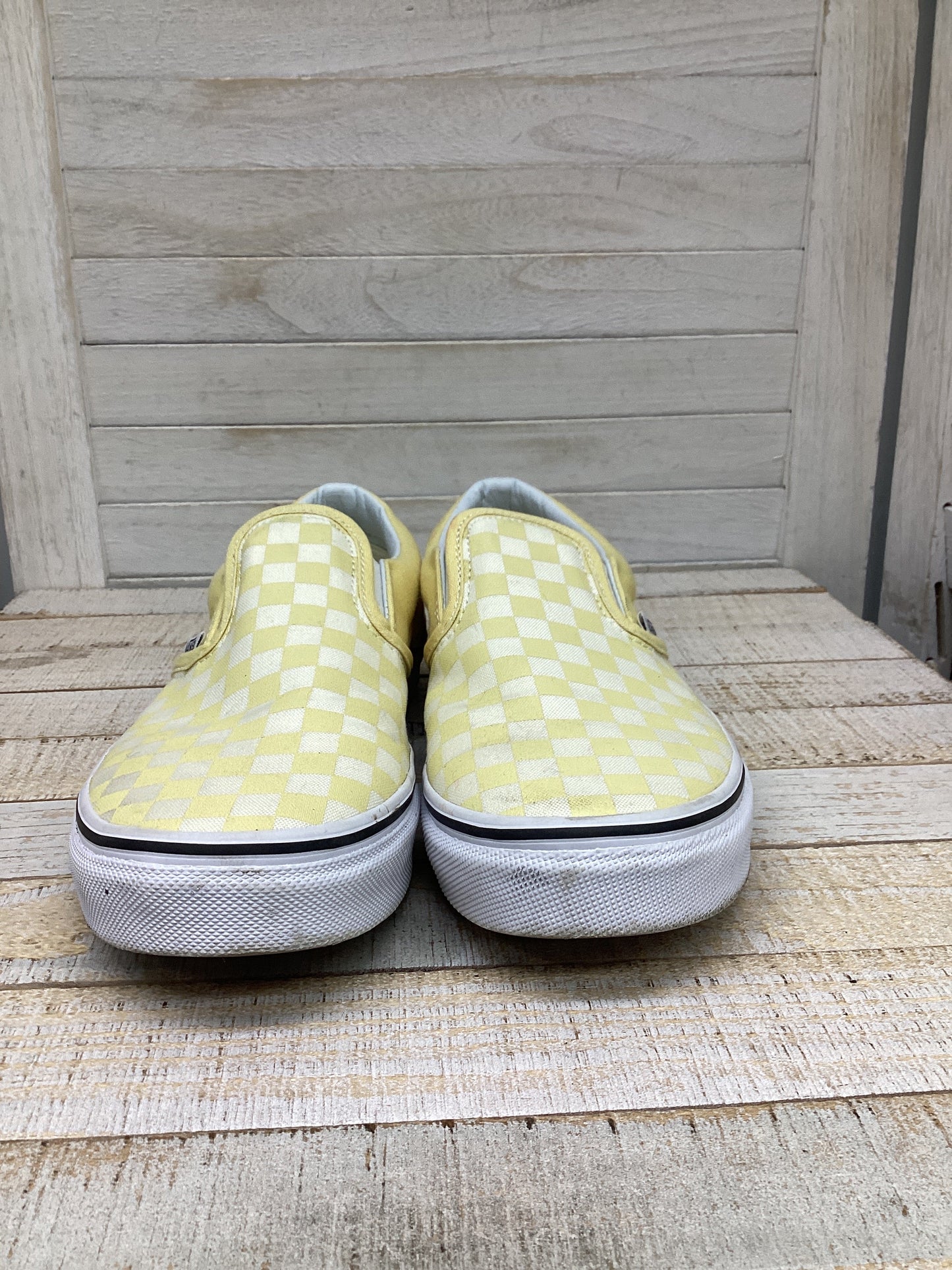 Shoes Sneakers By Vans In Yellow, Size: 5.5