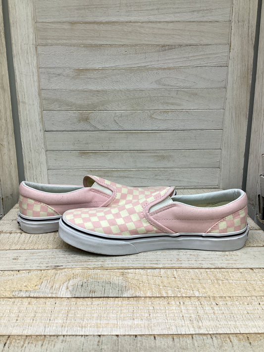 Shoes Sneakers By Vans In Pink, Size: 5.5