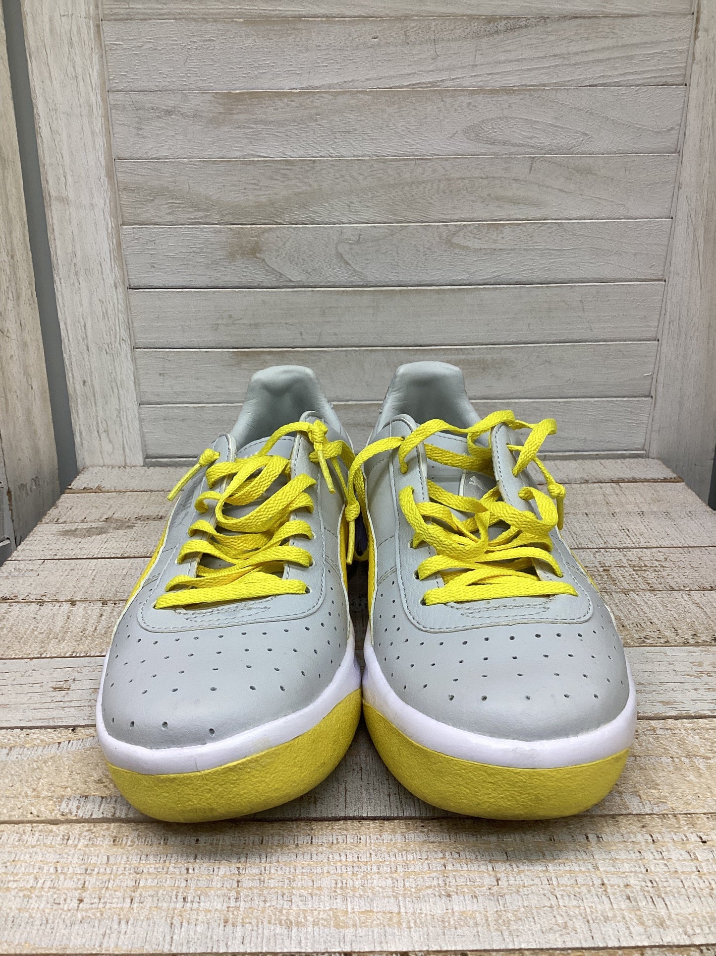 Shoes Sneakers By Puma In Yellow, Size: 6