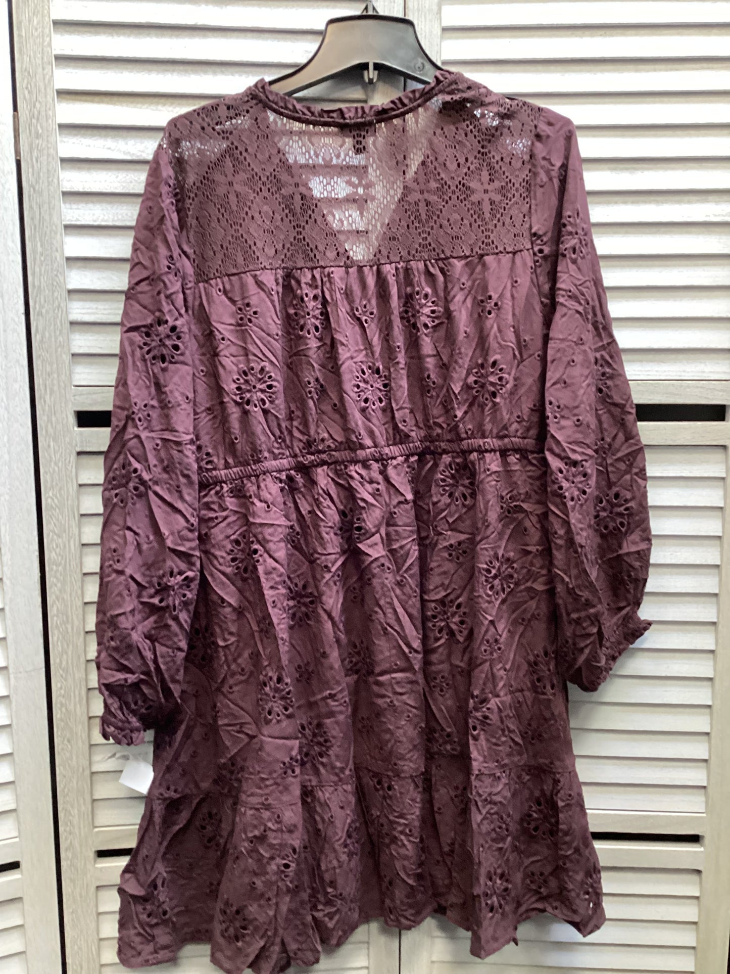 Dress Casual Midi By Torrid In Purple, Size: 1x