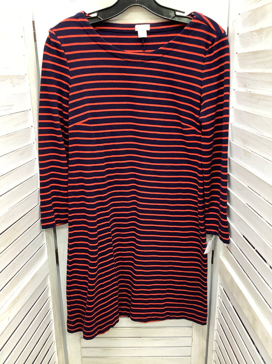 Dress Casual Midi By J. Crew In Striped Pattern, Size: Xs