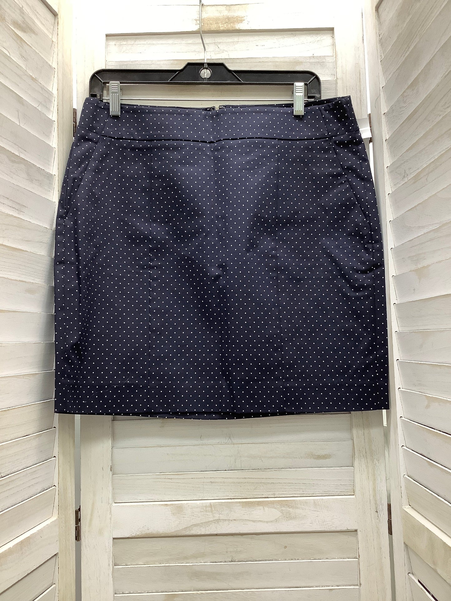 Skirt Midi By Ann Taylor In Polkadot Pattern, Size: 8