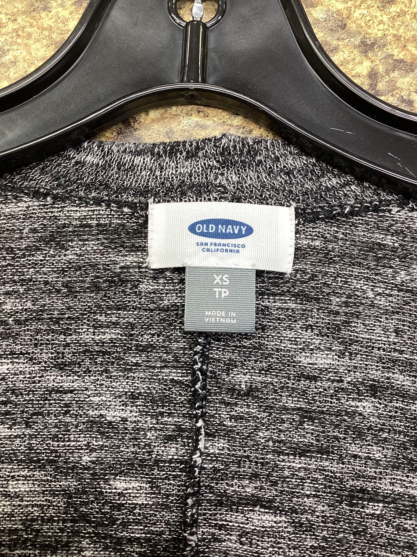 Cardigan By Old Navy In Black & White, Size: Xs