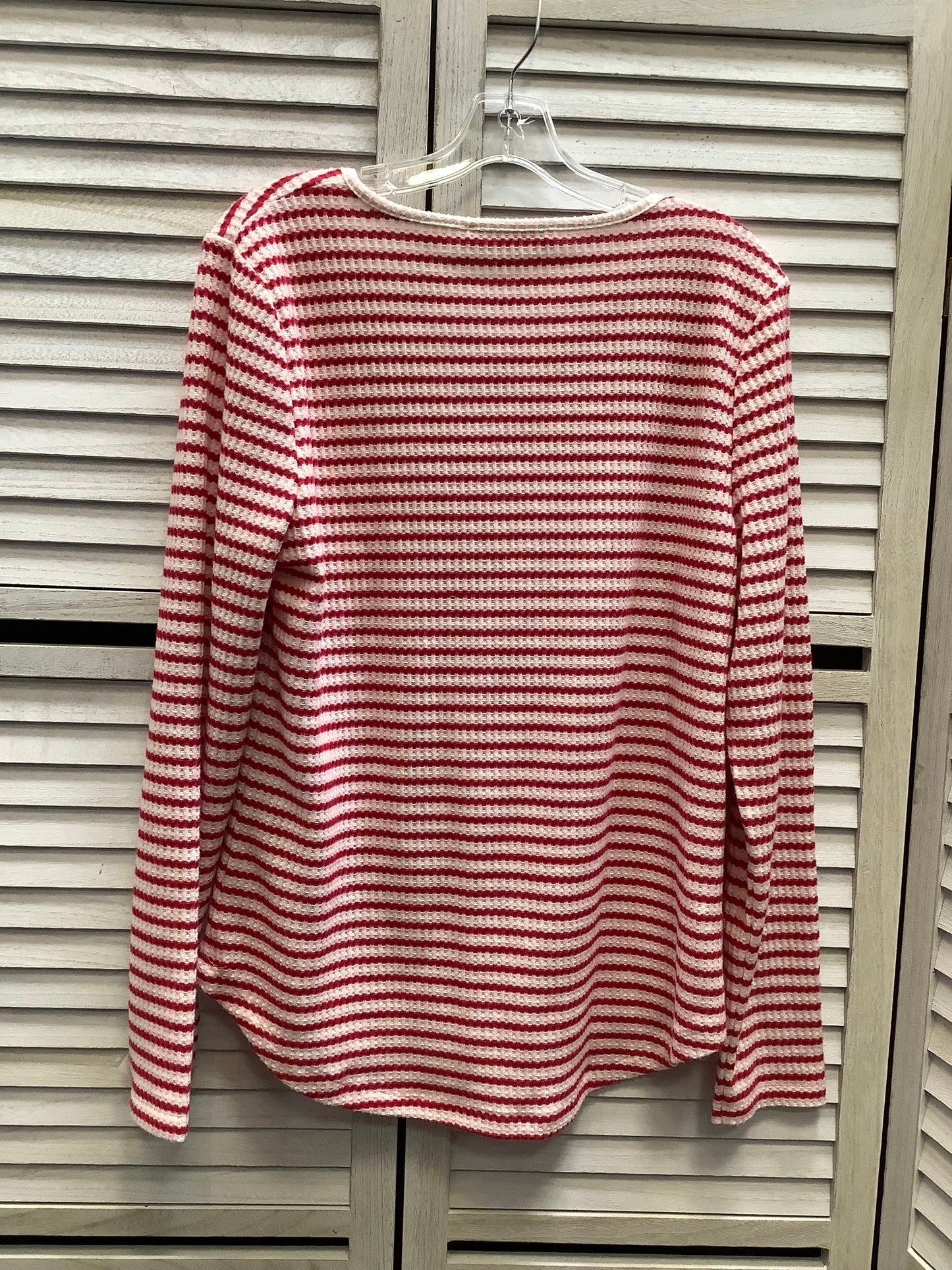 Top Long Sleeve By Loft In Striped Pattern, Size: Xl