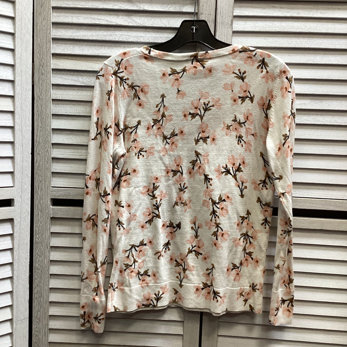 Top Long Sleeve By Ann Taylor In Floral Print, Size: S