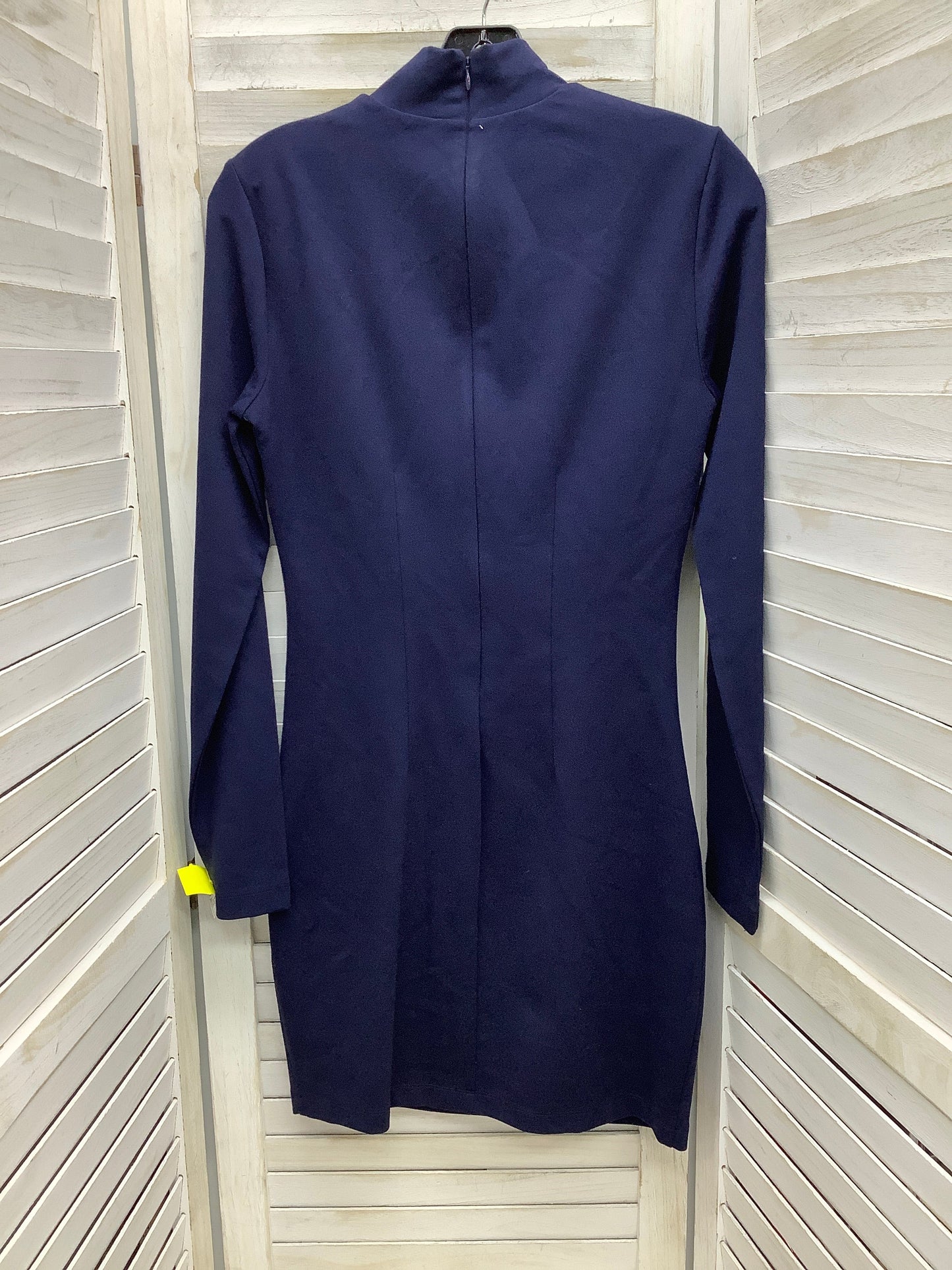 Dress Casual Midi By White House Black Market In Navy, Size: 4