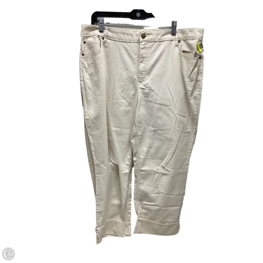 Pants Chinos & Khakis By Cato In Ivory, Size: 16