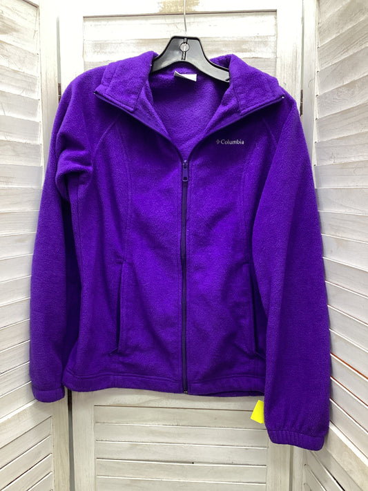 Jacket Fleece By Columbia In Purple, Size: S