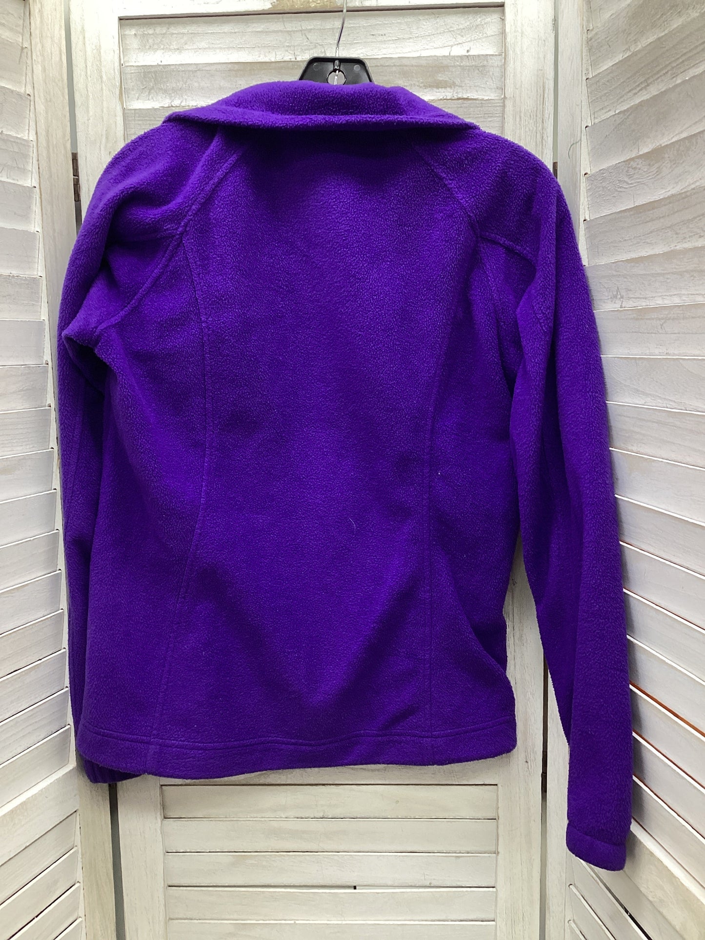 Jacket Fleece By Columbia In Purple, Size: S