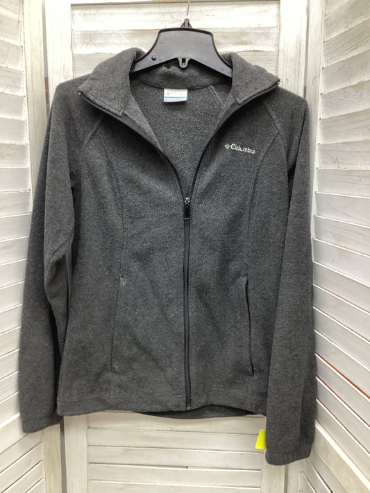 Jacket Fleece By Columbia In Grey, Size: S