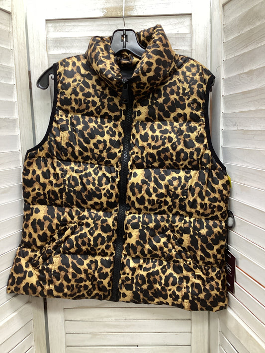 Vest Puffer & Quilted By Clothes Mentor In Animal Print, Size: Xl