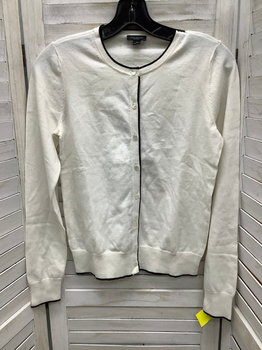 Cardigan By Ann Taylor In White, Size: S