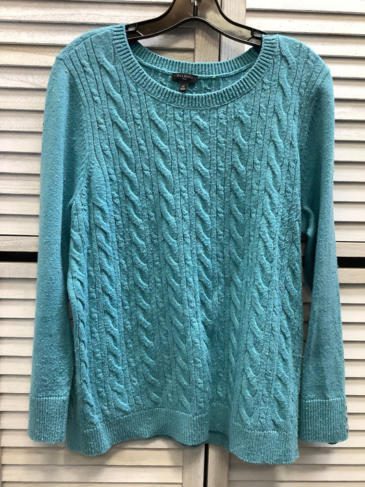 Sweater By Talbots In Blue, Size: 1x