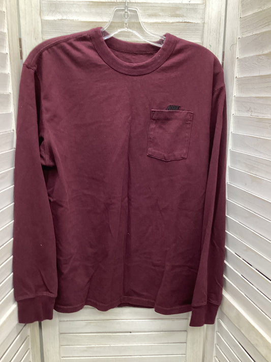 Top Long Sleeve By Nike In Purple, Size: S