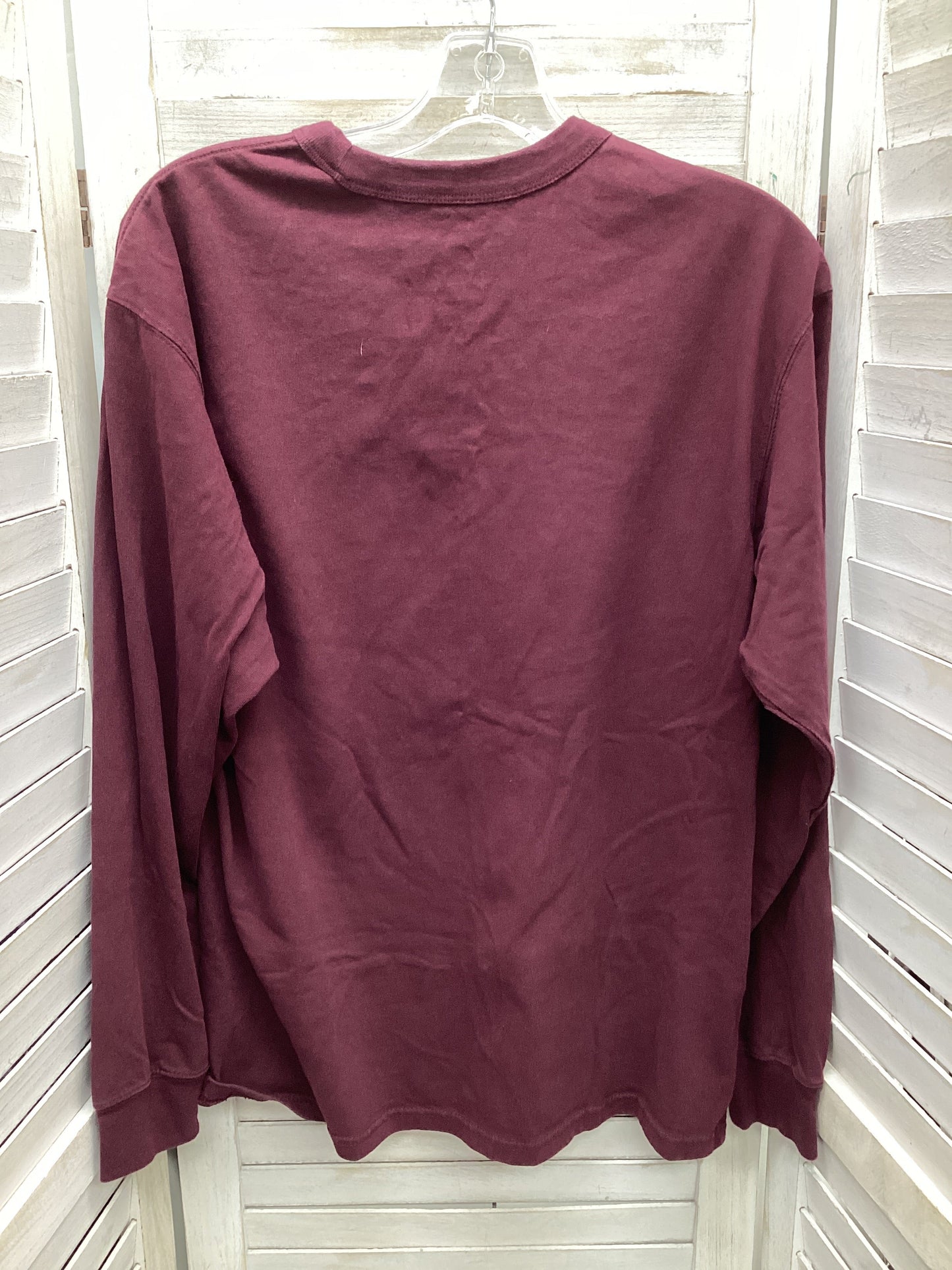 Top Long Sleeve By Nike In Purple, Size: S