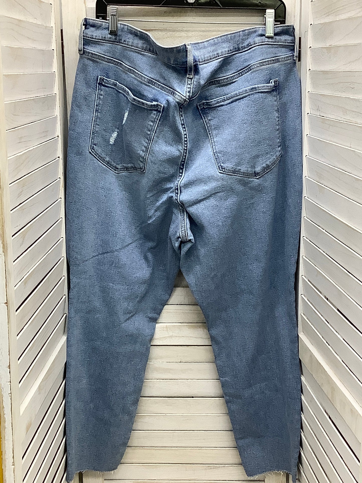 Jeans Boyfriend By Old Navy In Blue Denim, Size: 18