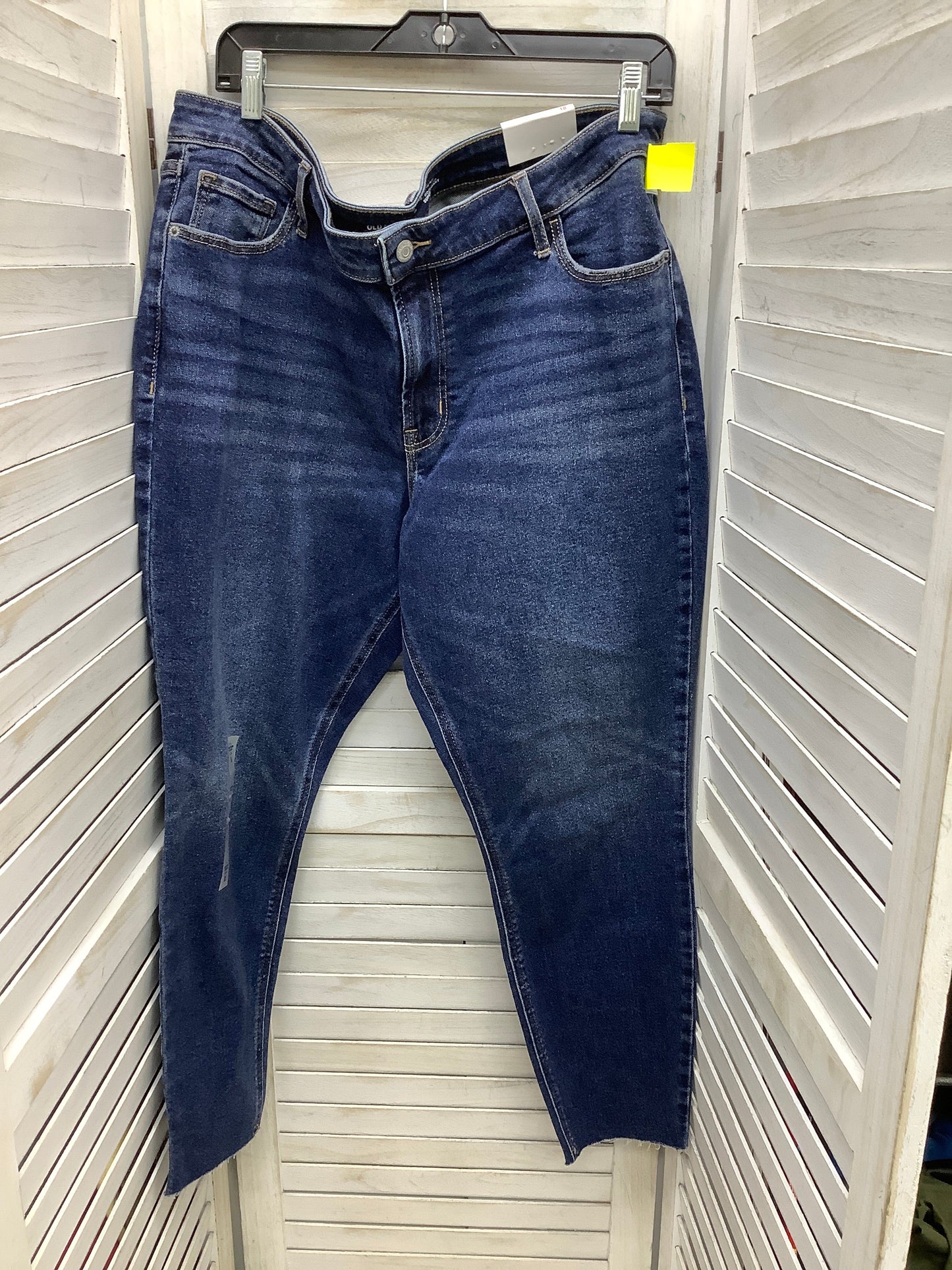 Jeans Boyfriend By Old Navy In Blue Denim, Size: 18