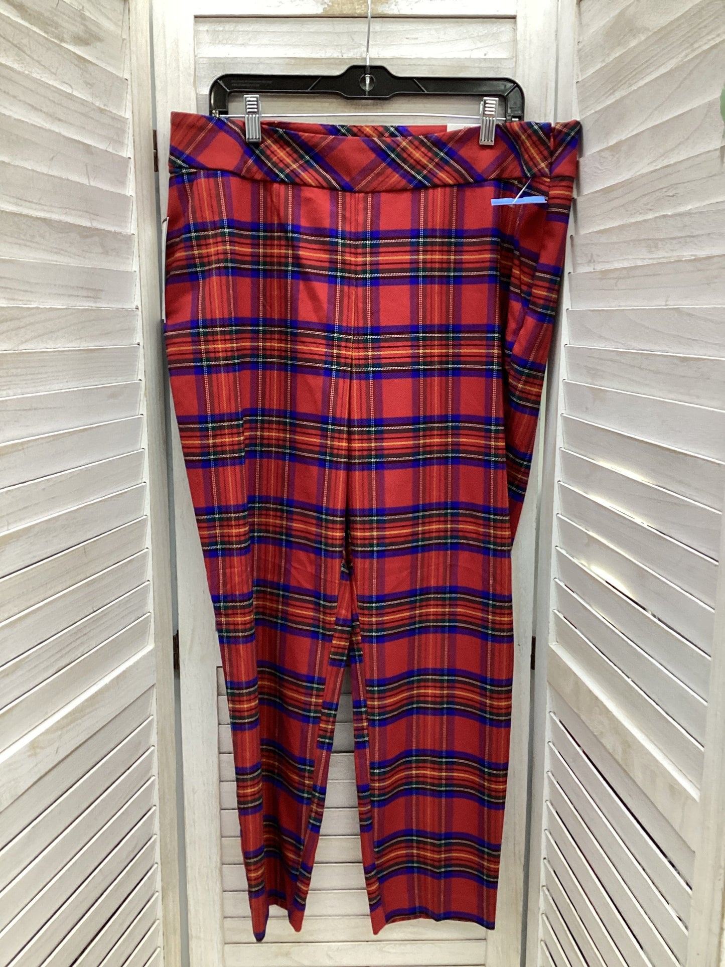 Pants Chinos & Khakis By Charter Club In Plaid Pattern, Size: 18