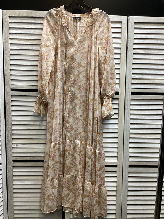 Dress Casual Maxi By Vici In Floral Print, Size: S