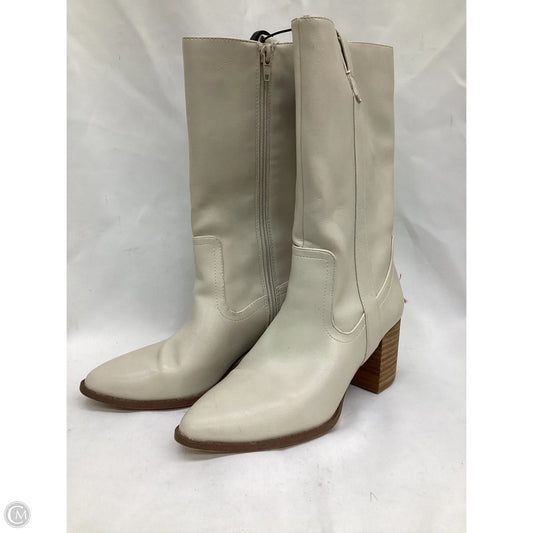 Boots Ankle Heels By Dolce Vita In Ivory, Size: 7