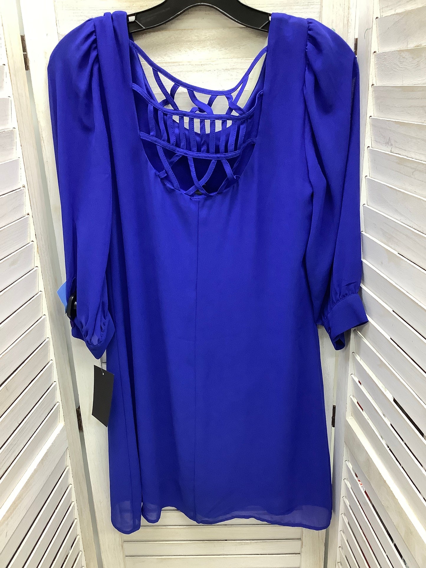 Dress Casual Midi By Clothes Mentor In Blue, Size: M