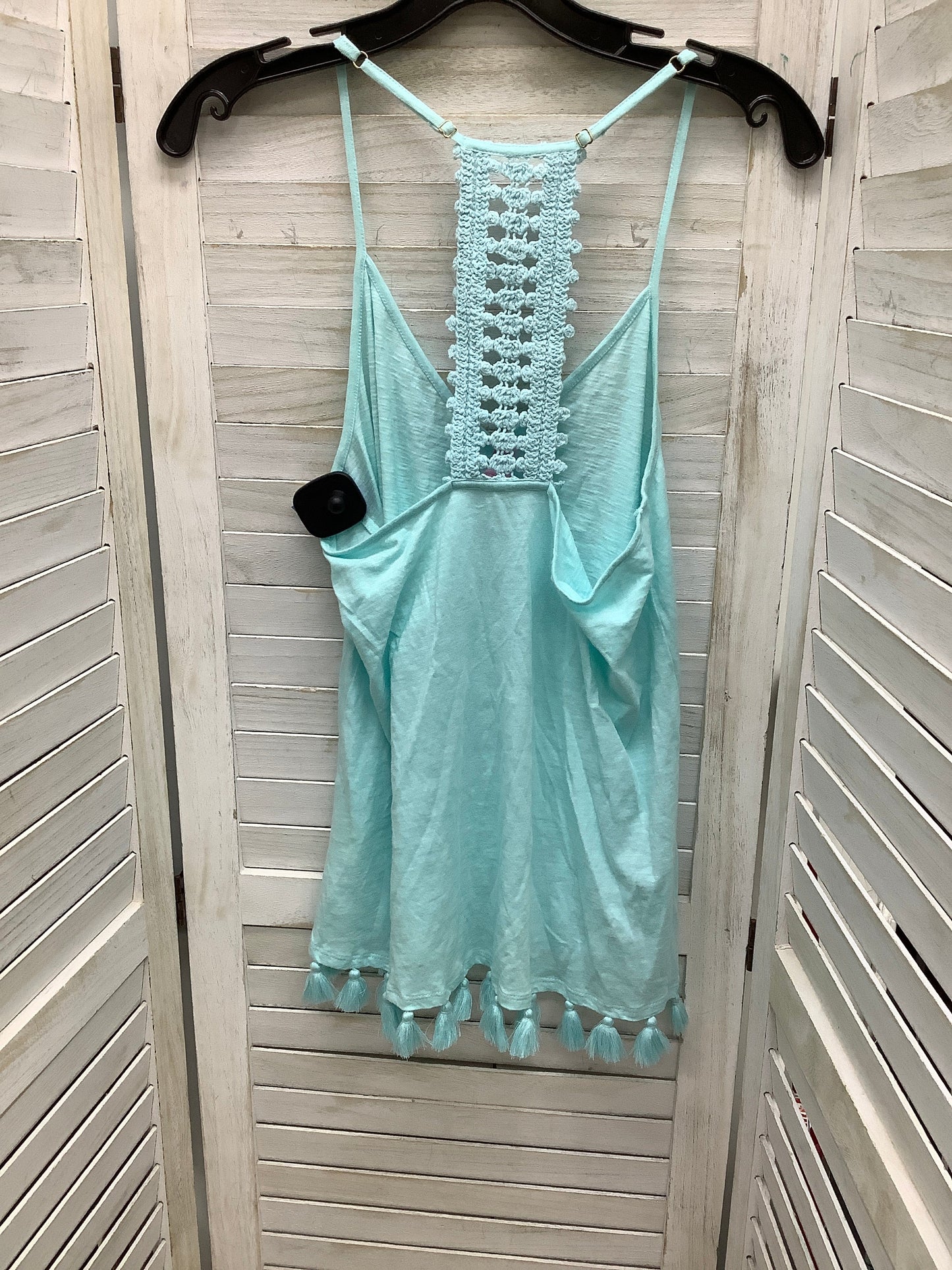 Top Sleeveless By Lilly Pulitzer In Teal, Size: S