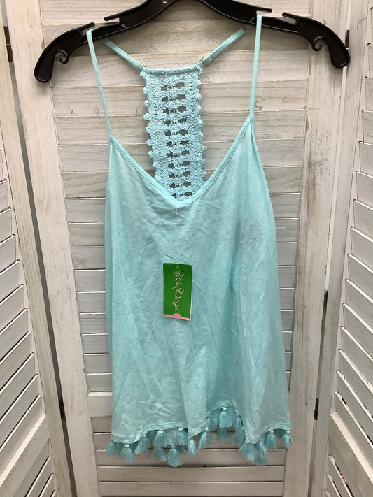 Top Sleeveless By Lilly Pulitzer In Teal, Size: S