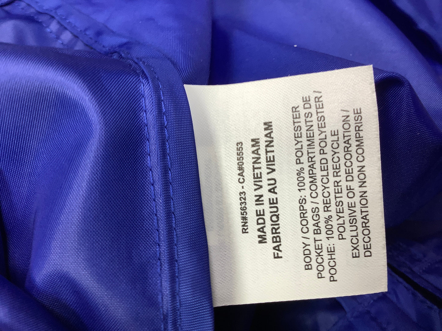 Athletic Jacket By Nike In Blue, Size: Xl